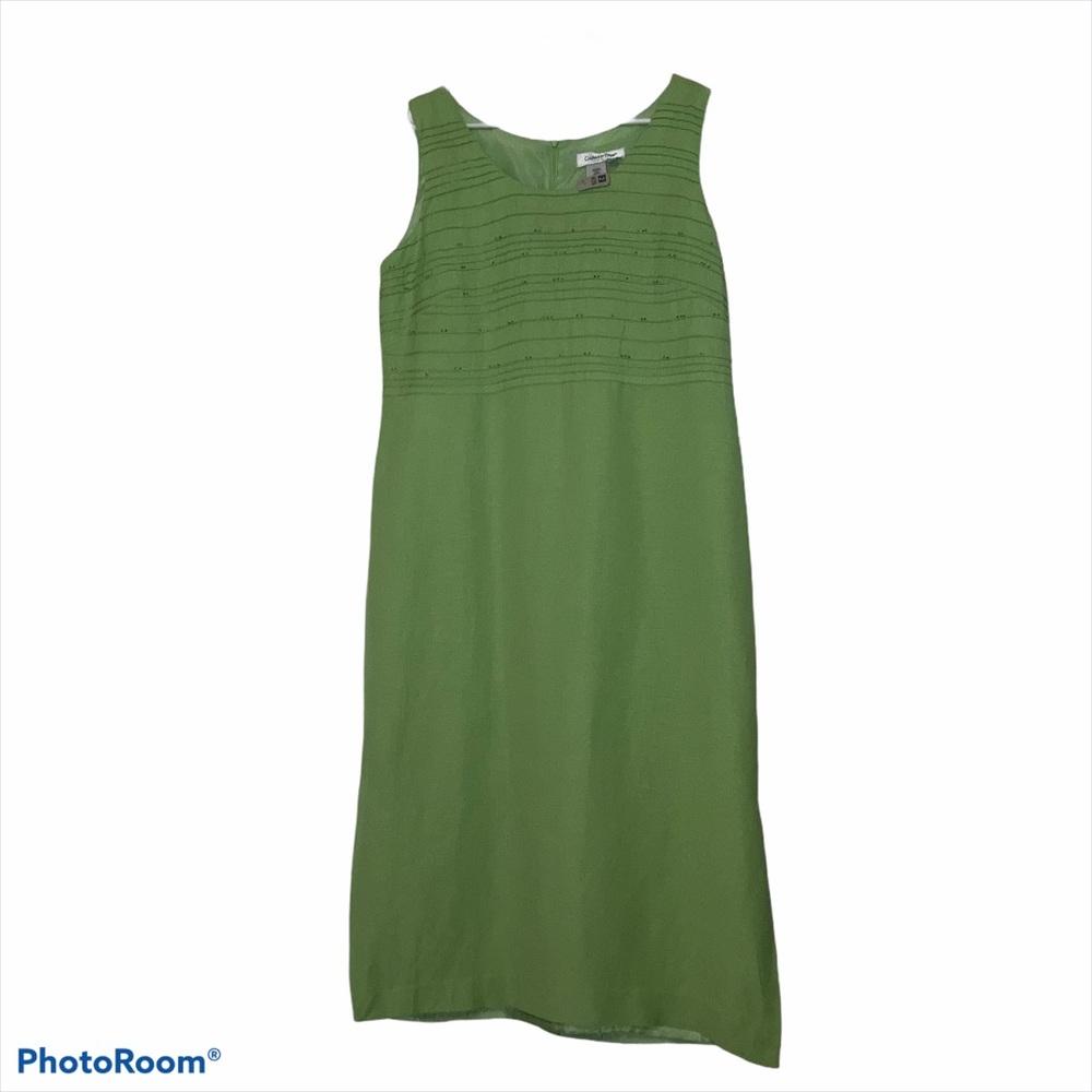 Coldwater Creek Beaded Sleeveless Beaded D…